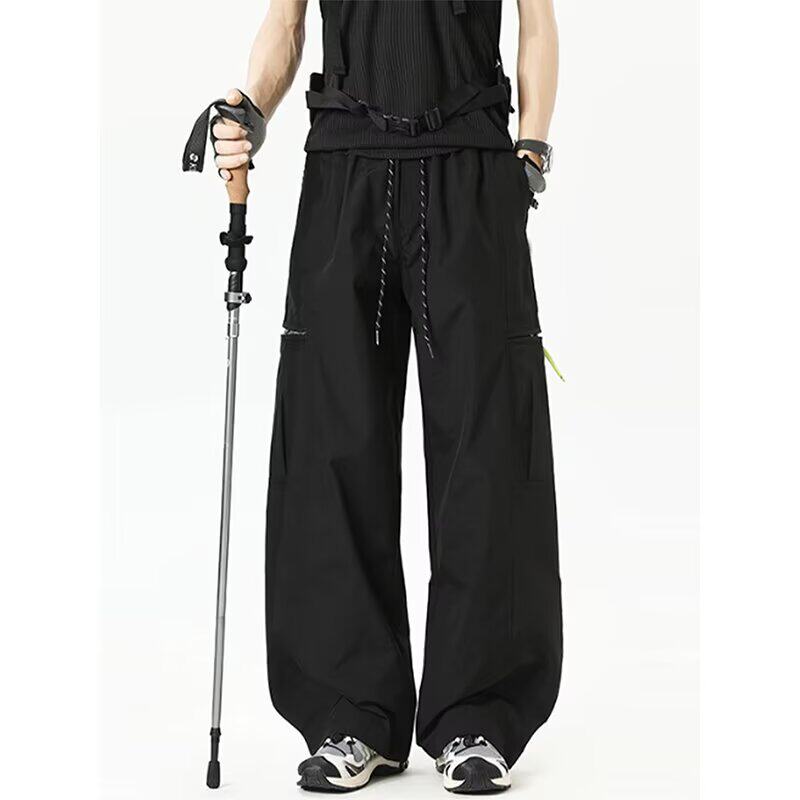 [002]冲锋裤男女大口袋工装休闲裤潮牌运动裤A079-K24142-P49,男装工装外套,电商A079