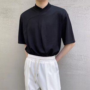 [003]潮牌白色短袖t恤男夏季男宽松凉感半袖上衣A079-T146-P30图片