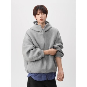 【网58】男女宽松休闲拉链开衫连帽外套A079-W69-P54图片