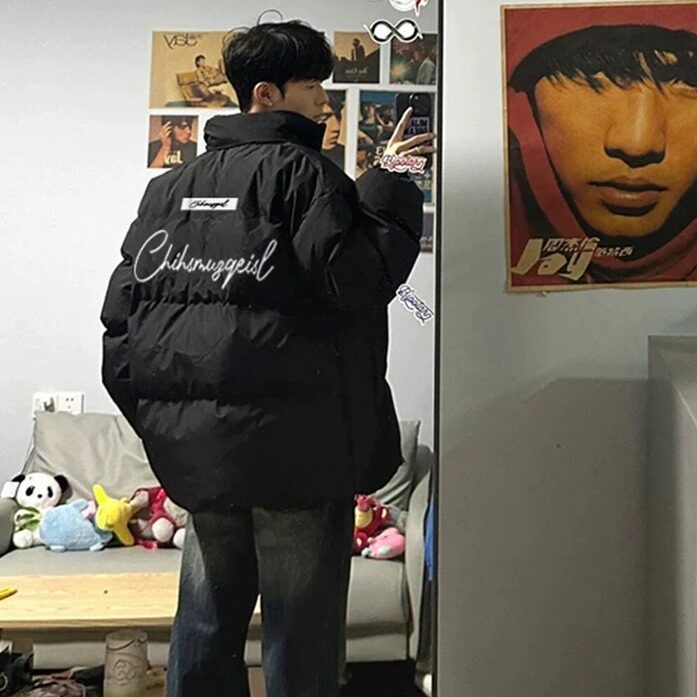 【网127】新款棉衣外套男生棉袄面包情侣潮A079-M272-P65,男装棉衣,电商A079
