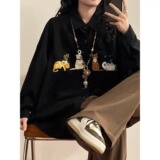 【132】猫咪刺绣长袖衬衫男宽松休闲衬衣外套A079-CS381-P38，男装衬衫，电商A079