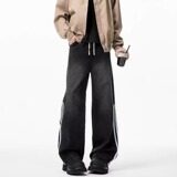 【175】25原版质量复古蓝浅蓝色黑色直筒牛仔裤A079-660-P44，男装牛仔裤，电商A079