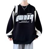 【网160】加绒卫衣男装春秋季t恤长袖大码新款A079-WY007-P42-45，男装T恤，电商A079