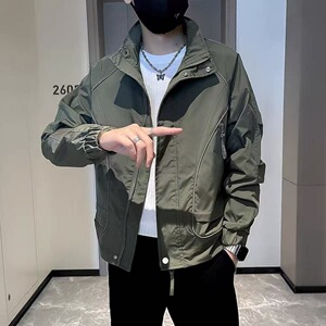 【174】新款2025立领夹克痞帅春秋款男士外套A079-G1592-P57图片