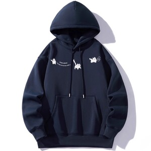 【网91】25加绒加厚连帽卫衣小猫咪印花卫衣秋冬A079-LR1381-P43图片