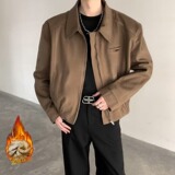 【174】25日系复古翻领男装夹克百搭长袖外套A079-G1564夹棉-p61，男装夹克，电商A079