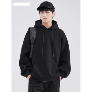 【001】冬季加厚加大码卫衣男宽松连帽衫加绒外套A079-T010-P40图片