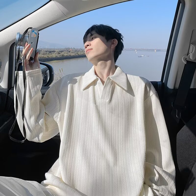 【260】5长袖POLO气质时尚新款慵懒简约百搭A079-PL05-P44,男装Polo衫,电商A079 【260】5长袖POLO气质时尚新款慵懒简约百搭A079-PL05-P44,男装Polo衫,电商A079