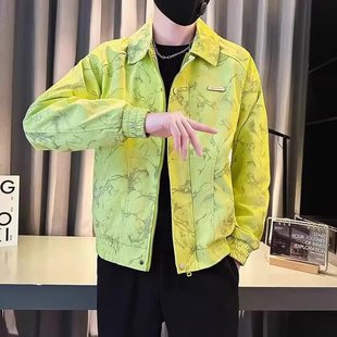 259 JK30 25男士 夹克男A079 P74 高级感短款