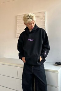 【261】卫衣男秋冬套头连帽上衣闲宽松运动加绒外套A079-WY213-54图片