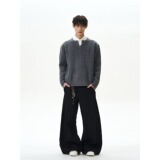 【网59】宽松套头针织衫毛衣男女A079-992-P41，男装针织衫/毛衣，电商A079