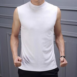 [003]男士马夹背心无袖t恤男半高A079-T183-P20图片