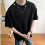 [003]短袖T恤男夏季宽松韩版百搭休闲半袖体恤衣服A079-W227-P38，男装T恤，电商A079