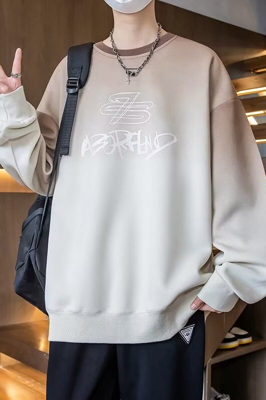 卫衣装男圆领长袖青年渐变色A079-W06-P37【网络图1】4-8XL元,男装卫衣,电商A079