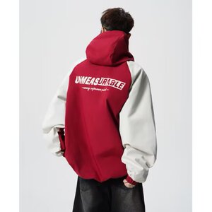 [001]运动户外连帽冲锋衣夹克男拼接撞色工装外套A079-3416-P76图片