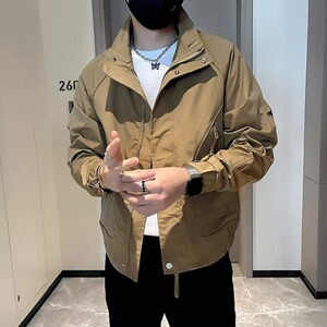 【174】新款2025立领夹克痞帅春秋款男士外套A079-G1592-P57图片