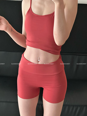 运动休闲瑜伽三分短裤