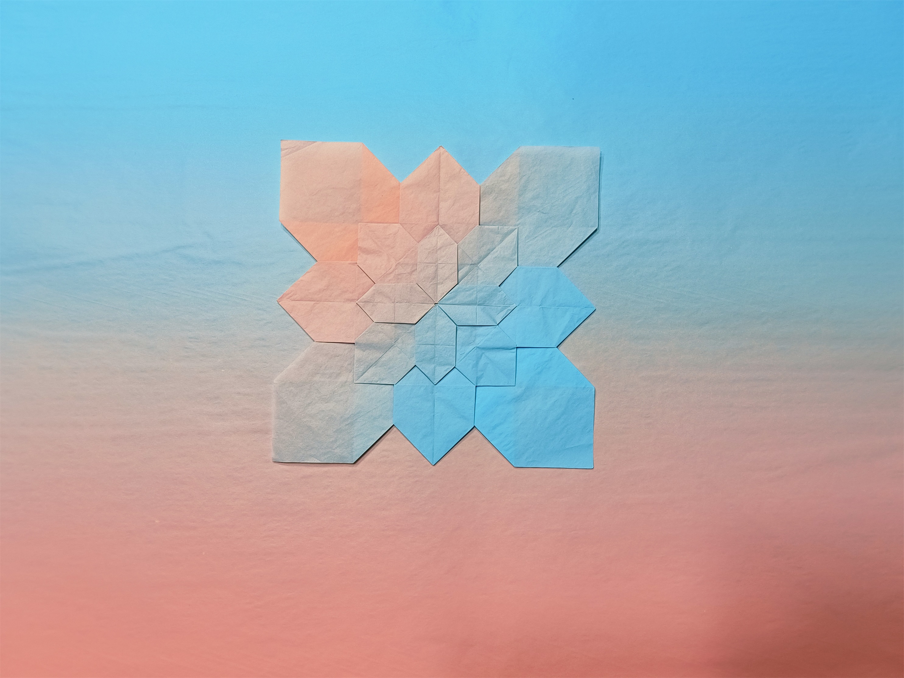 折纸渐变色拷贝纸 17g 50*70cm