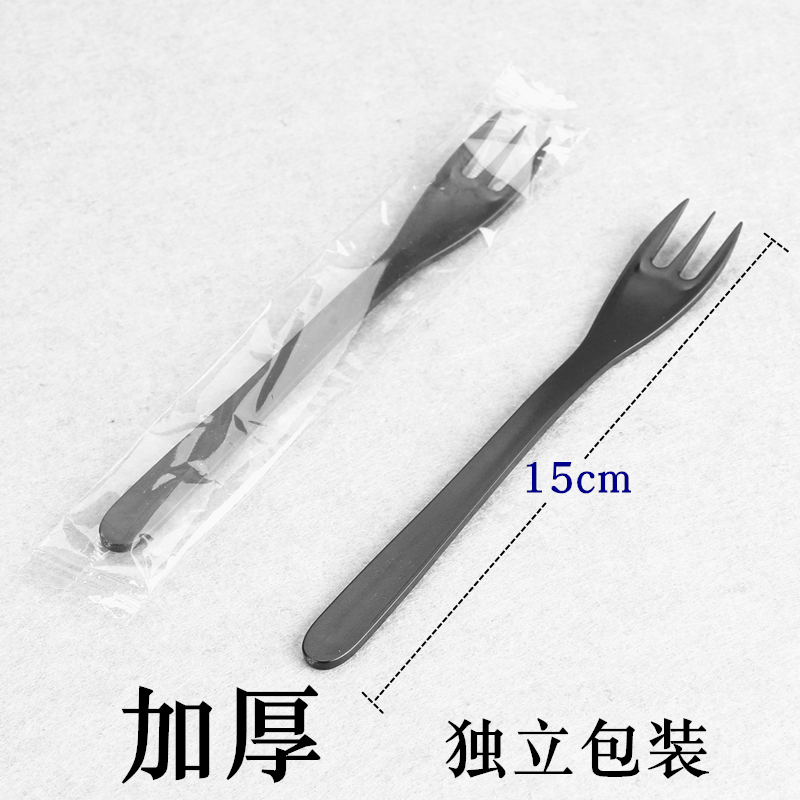 食品级加厚独立三齿水果叉