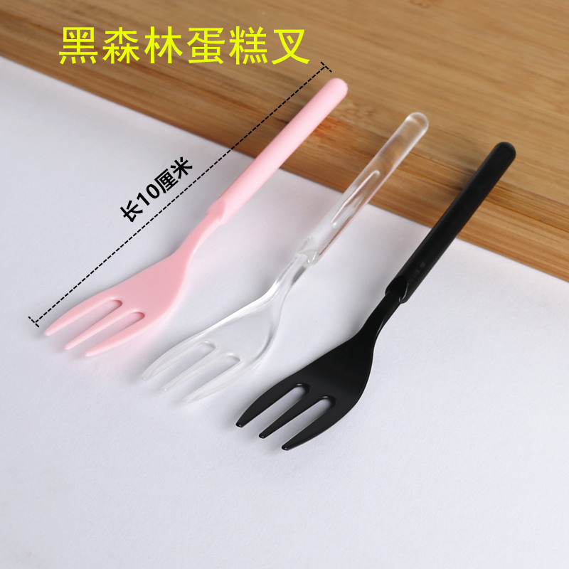 黑森林蛋糕叉月饼水果叉