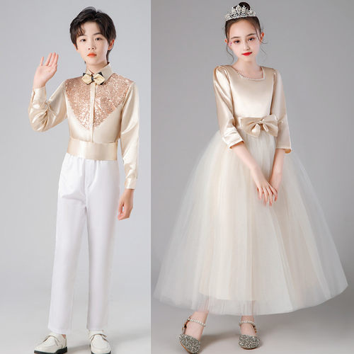 国庆节中小学生朗诵大合唱礼服