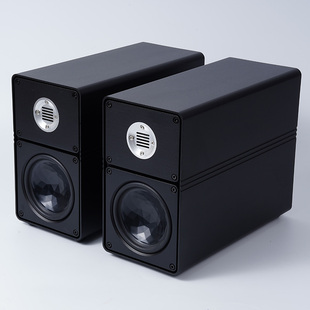 BRZHIFI CL305铝合金4寸无源二分频书架音箱家用发烧级高保真音响