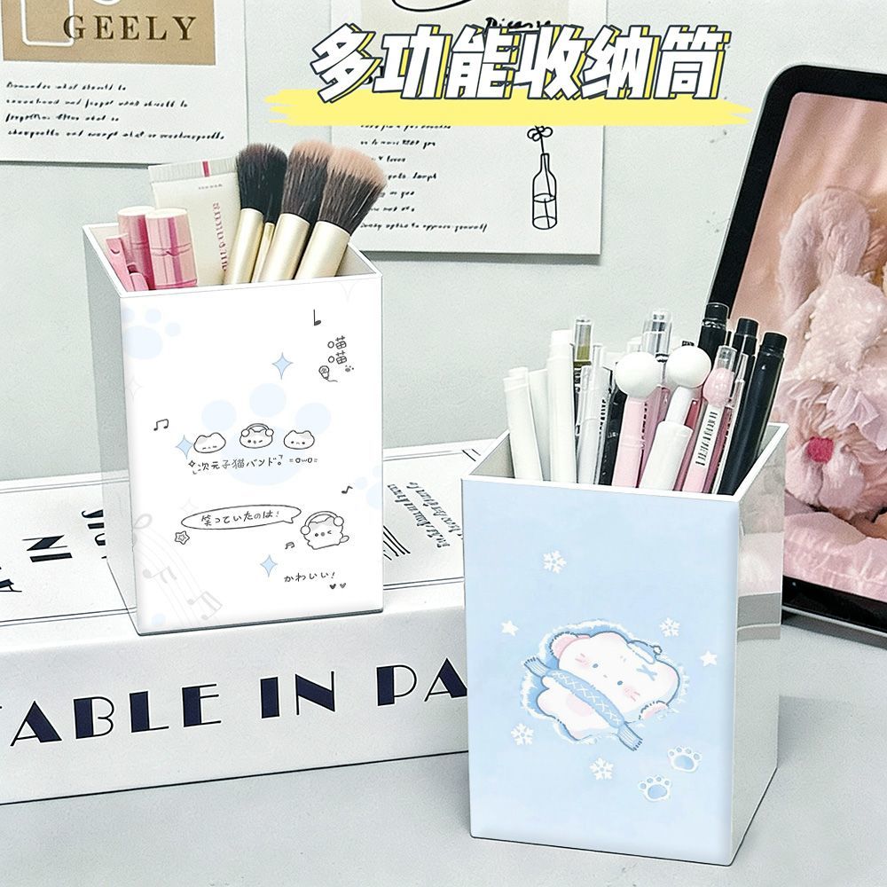 韩系可爱耳机猫咪笔筒