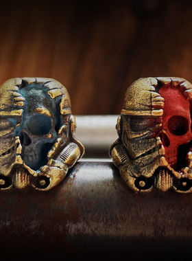 BtsBits纯铜星球大战骷髅兵edc战士刀坠伞坠弹弓吊坠车钥匙挂坠