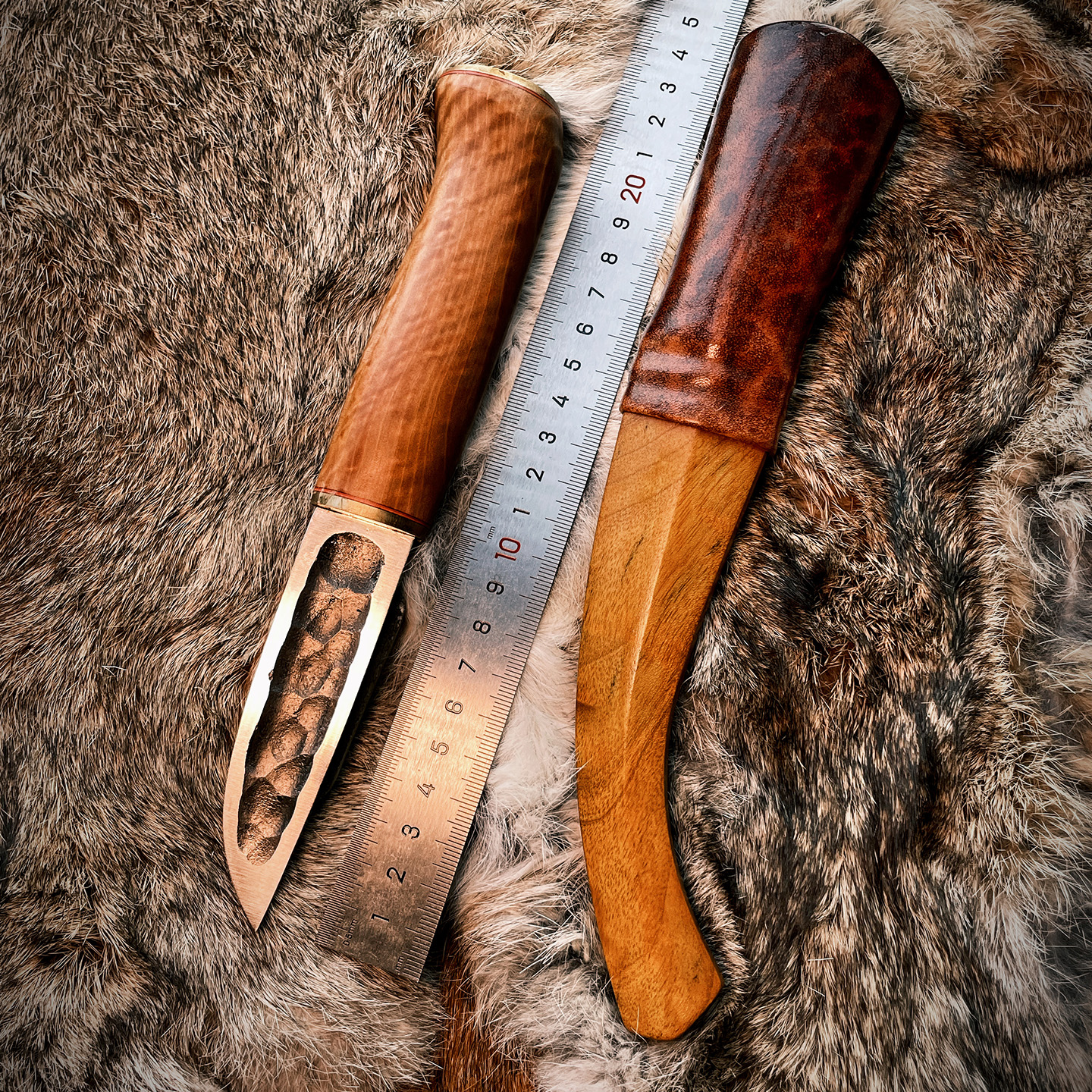 手工雅库特刀户外生存刀狩猎刀BC露营刀EDC野营刀北欧直刀芬兰刀