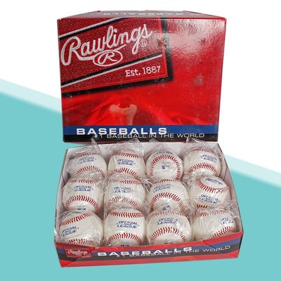 用品标准男孩室外新手成人垒球小学生白色软式棒垒球体育用软球。