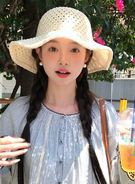 。【2026新款】防晒帽女士遮阳防紫外线太阳帽子大帽檐黑胶空顶夏
