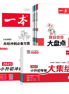 一本小升初考卷大集结