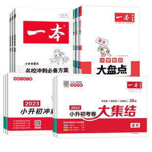 2026版一本小升初名校冲刺必备方案语文数学英语全套共3本小学升学毕业总结六年级升初中综合测试总复习冲刺48天知识大盘点集结