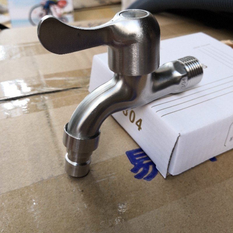 SUS304不锈钢洗衣机尖咀水龙头多用龙头,家装主材,洗衣机龙头,淘宝优惠券,粉丝福利购,淘宝优惠卷