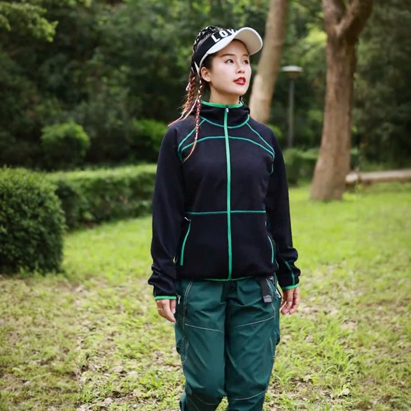 户外运动保暖抓绒衣登山徒步外套