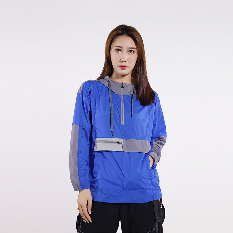 防晒衣女夏透气防紫外线薄款冰丝连帽皮肤运动衣户外徒步登山服男