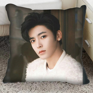 侯明昊抱枕diy定制女生睡觉车用被子两用玩偶公仔可印照片靠垫