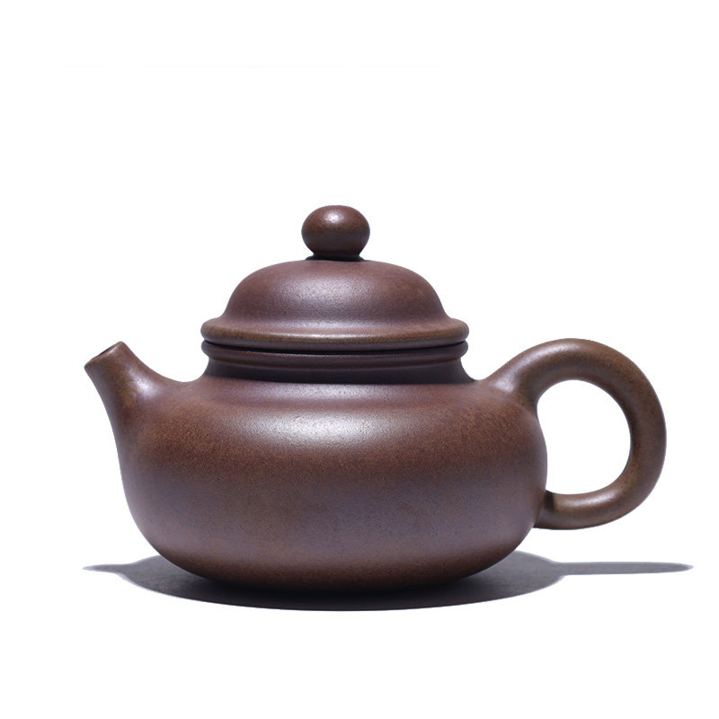 大吉羊柴烧 宜兴紫砂壶手工制茶壶 原矿本山绿泥容天300ml庄泽明