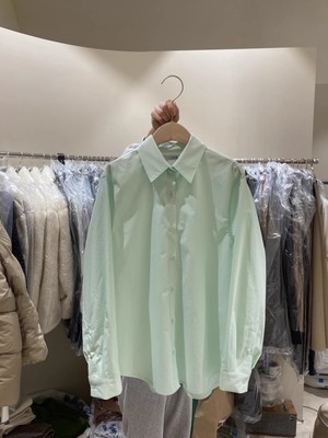 长袖衬衫女马卡龙色东大门宽松