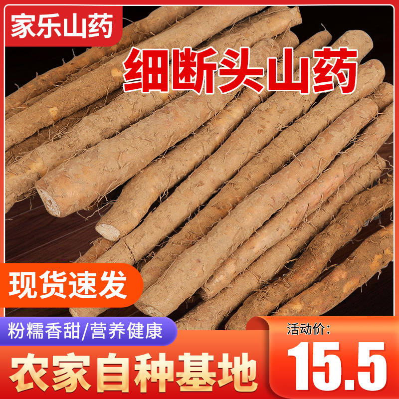 热卖铁棍细麻山药断头粉糯新鲜正宗淮山药河北小白嘴5斤蔬菜包邮