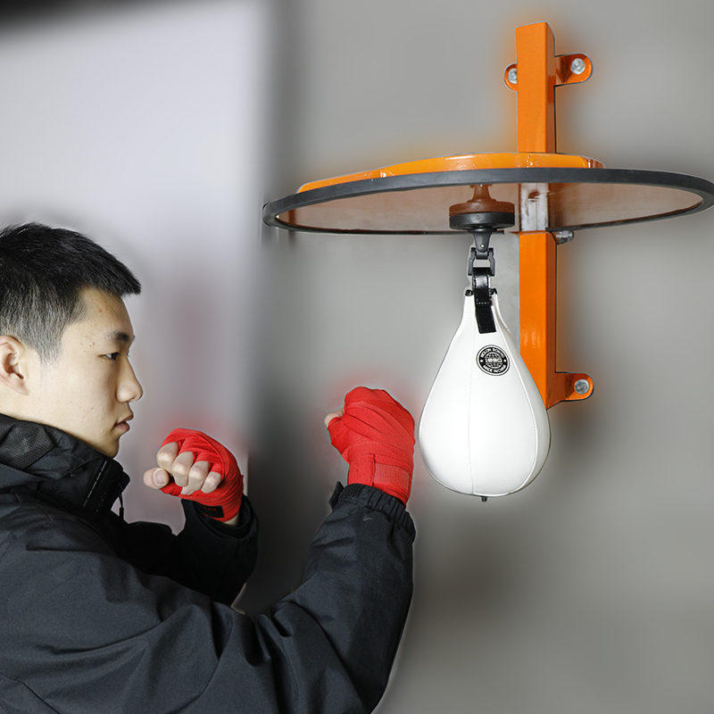 五龙悬挂梨球架反应球拳击速度球架梨球可调节高度训练发泄球