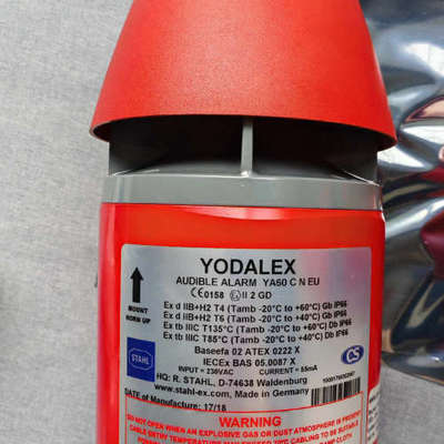 德国原装YODALEX防爆警报器，YA60-110dB，