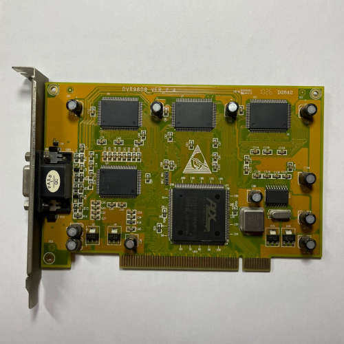 正品波粒卡V2.4 D9808 程八路视频采集卡