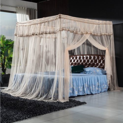 蚊帐单开门侧边开支架支架加厚