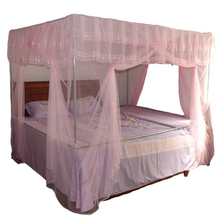 蚊帐不锈钢三开门炕床榻榻宫廷加大床订做规格加厚支架全框免安装