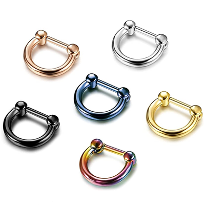 欧美穿刺鼻钉朋克简欧美