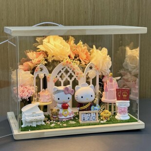 蜡笔小新小白手办周边公仔卡通可爱桌面摆件装 饰520情人节61礼物