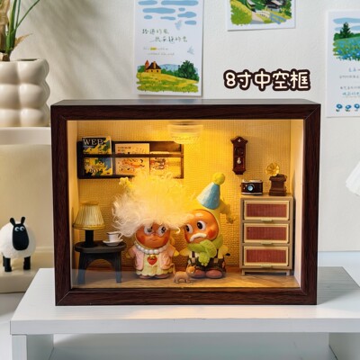 泡泡玛特星星人怦然心动盲盒收纳