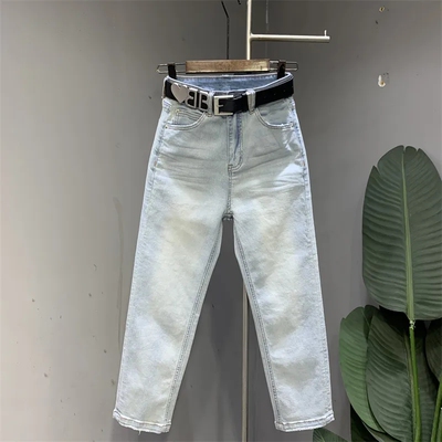 显瘦通勤宽松小个子直筒裤