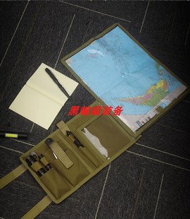 跨境欧美户外战术地图包便携野营登山徒步地图袋多功能杂物收纳包